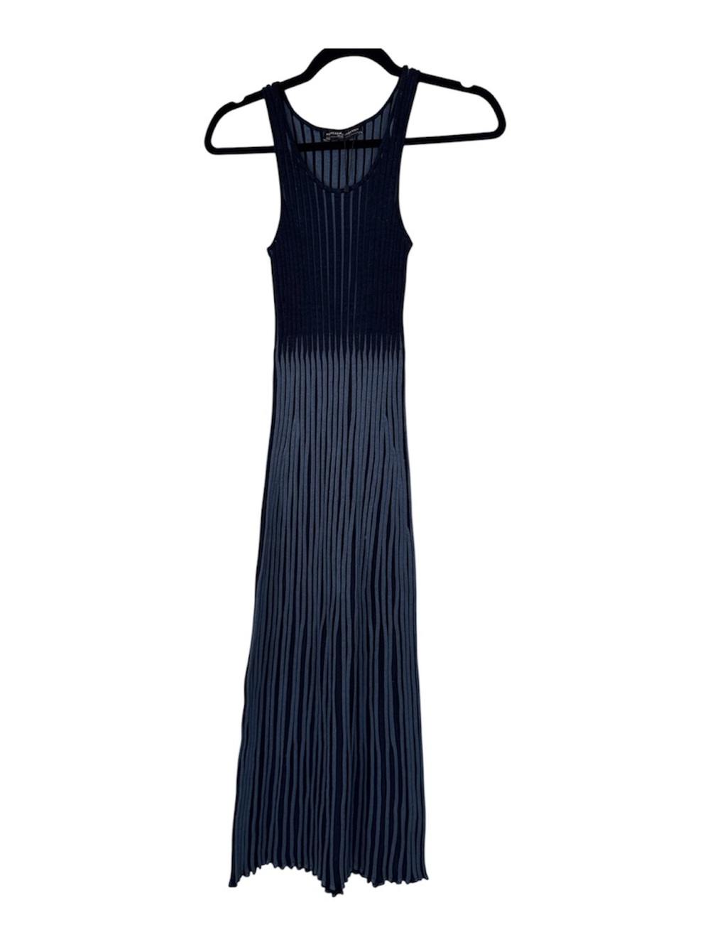 Peruvian Connection Blue Ribbed Maxi Sweater Dress Womens S Casual Bodycon Fall